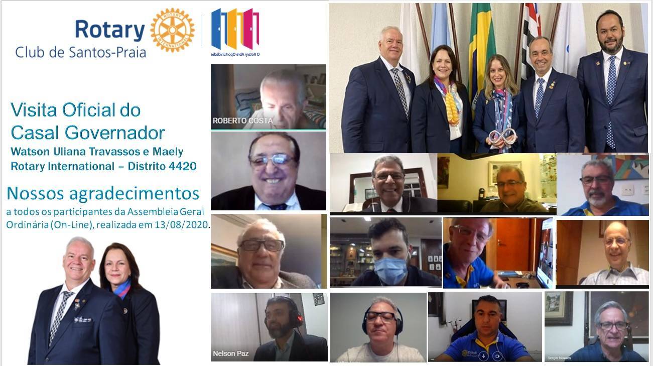 Nossos agradecimentos  a todos os participantes da Assembleia Geral Ordinária (On-Line), realizada em 13/08/2020. 
