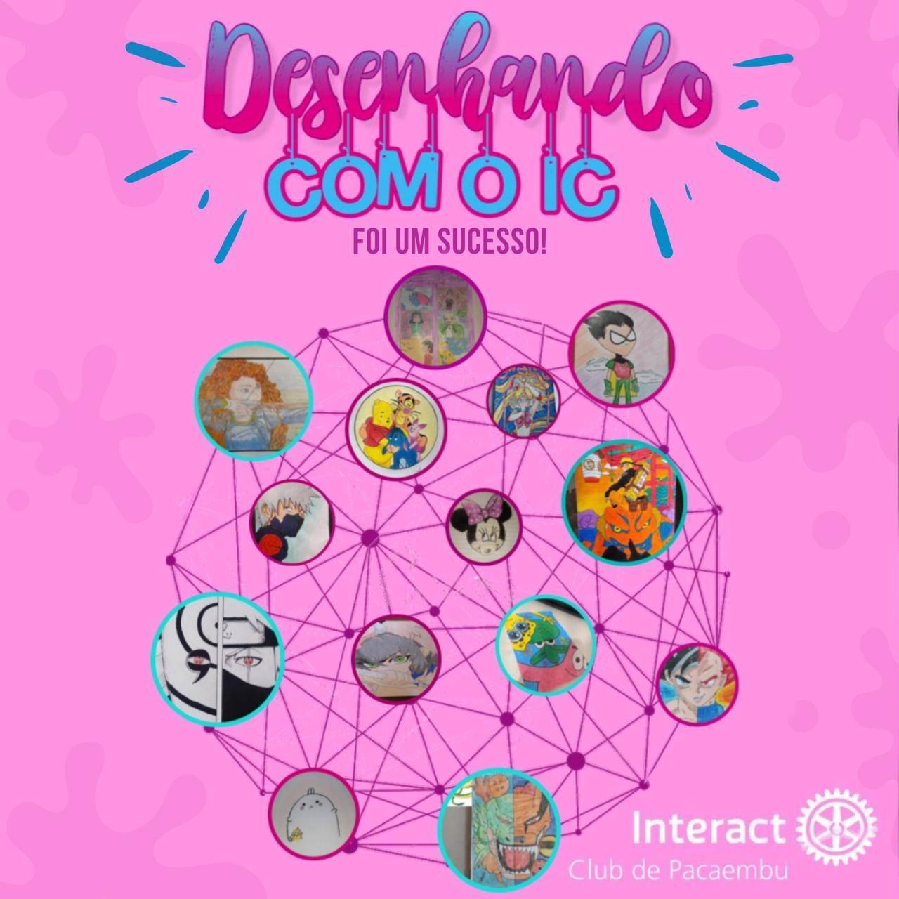 Desenhando com o Interact foi um sucesso!!!! 
