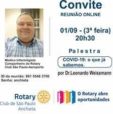 Palestra: Covid 19-o que já sabemos