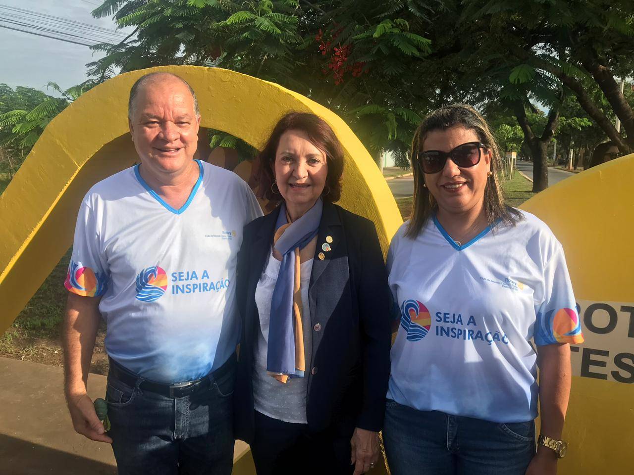 Recepção à Governadora Edite pelo Casal Presidente Valdecy e Cássia.