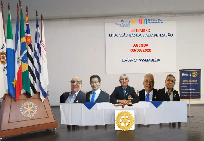 Gravação da 8ª RO - 1552 da Fundação do Rotary Club de Araçatuba Bandeirantes - Conclusão do Projeto Distrital Banco de Leite Humano