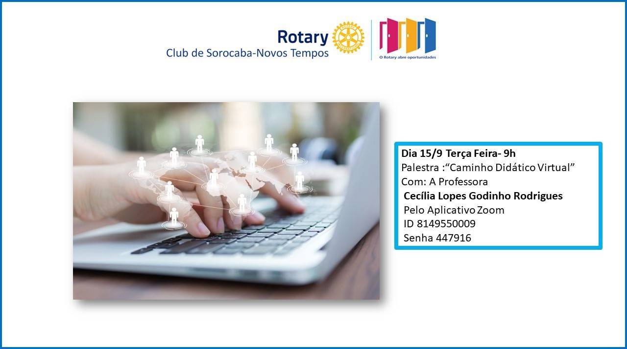  Palestra " Caminho Didático Virtual" 