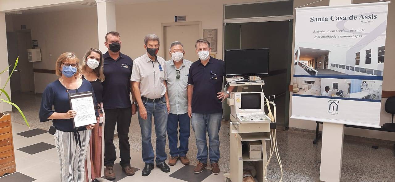 Cps.RC Assis-Norte e Adminstadora Santa Casa de M.Assis entregam Equipamentos