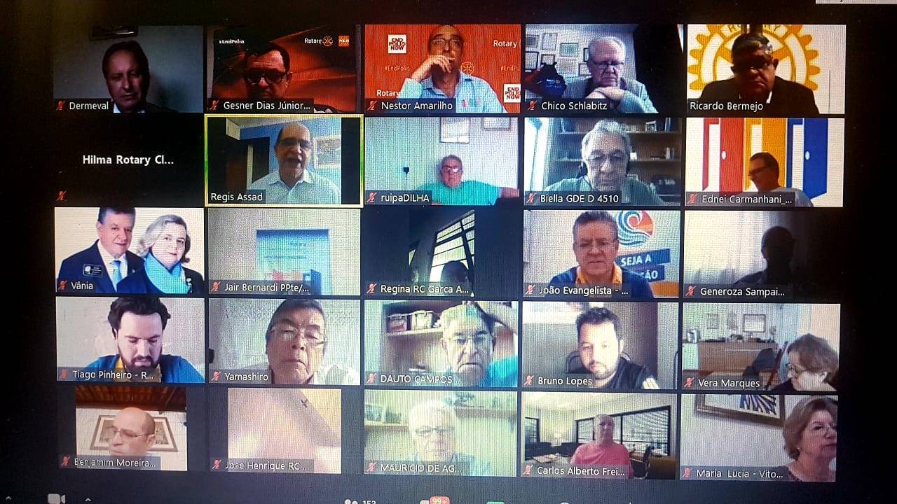 Evento distrital aconteceu hoje pela plataforma Zoom