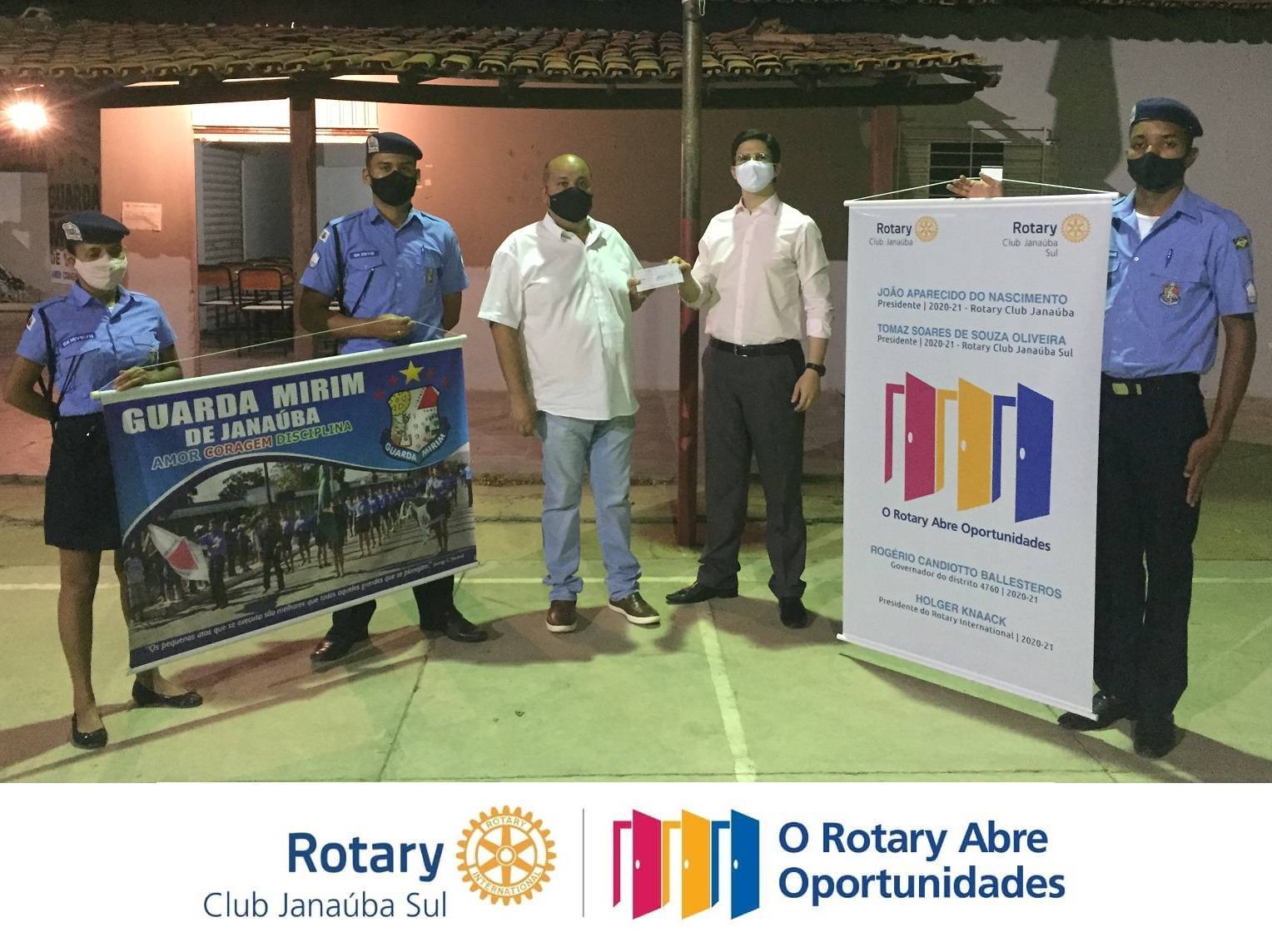 Projeto Social: Rotary Club Janaúba Sul realiza doação para a Guarda Mirim de Janaúba