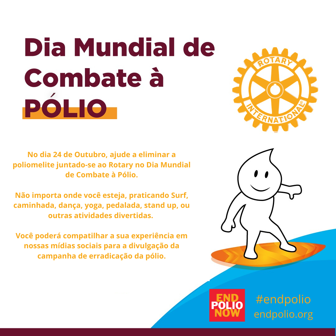 JUNTOS, NÓS, COMBATEMOS A PÓLIO