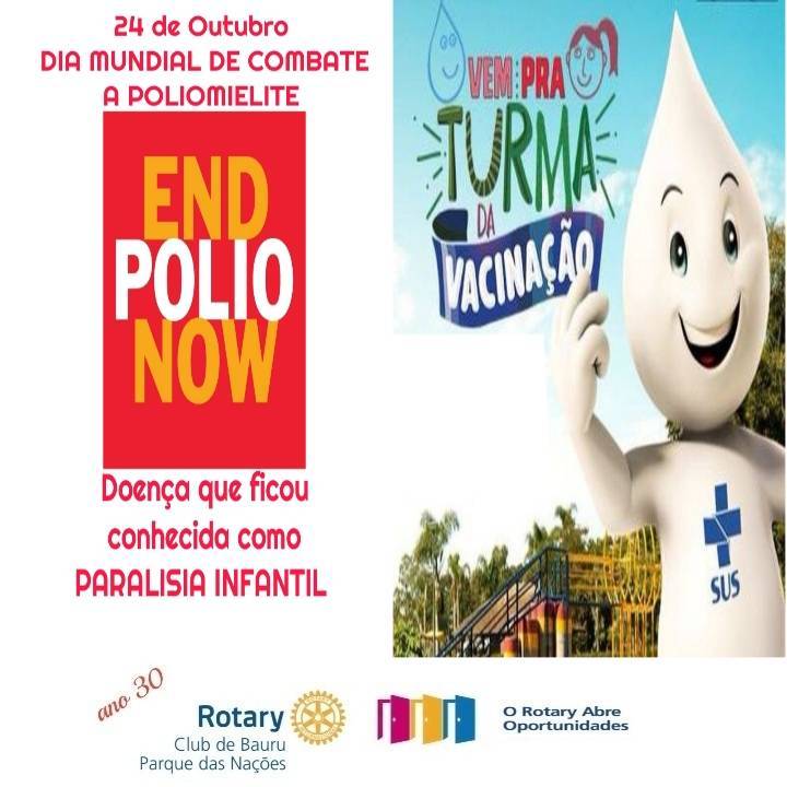 CAMPANHA PÓLIO END NOW 