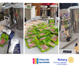 Foto3: Doações para Lar das Meninas - SLAN/Lajeado - RS - Rotary Club de Lajeado Universitário - Distrito 4700