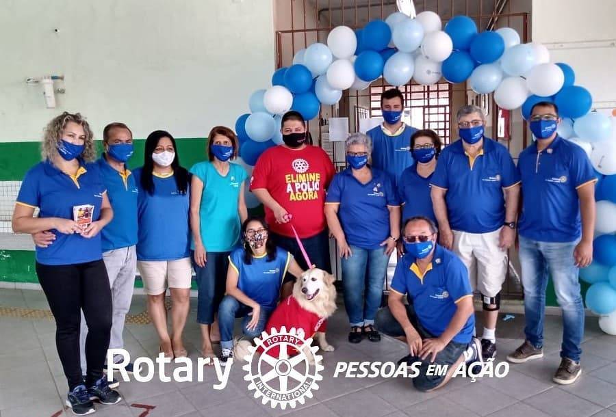 Drive-Thru solidário em Comemoração ao Dia da Criança e campanha de conscientização para a vacinação contra a pólio