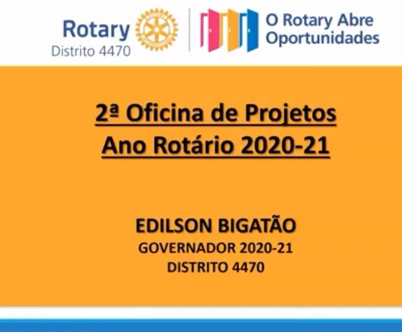 Treinamento da 2º Oficina de Projetos Virtual