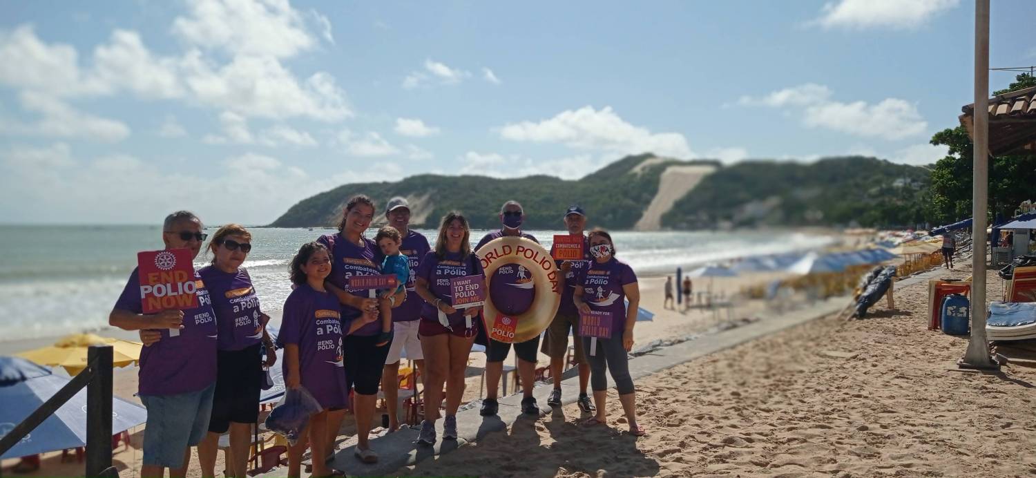 JUNTOS, NÓS, COMBATEMOS A PÓLIO