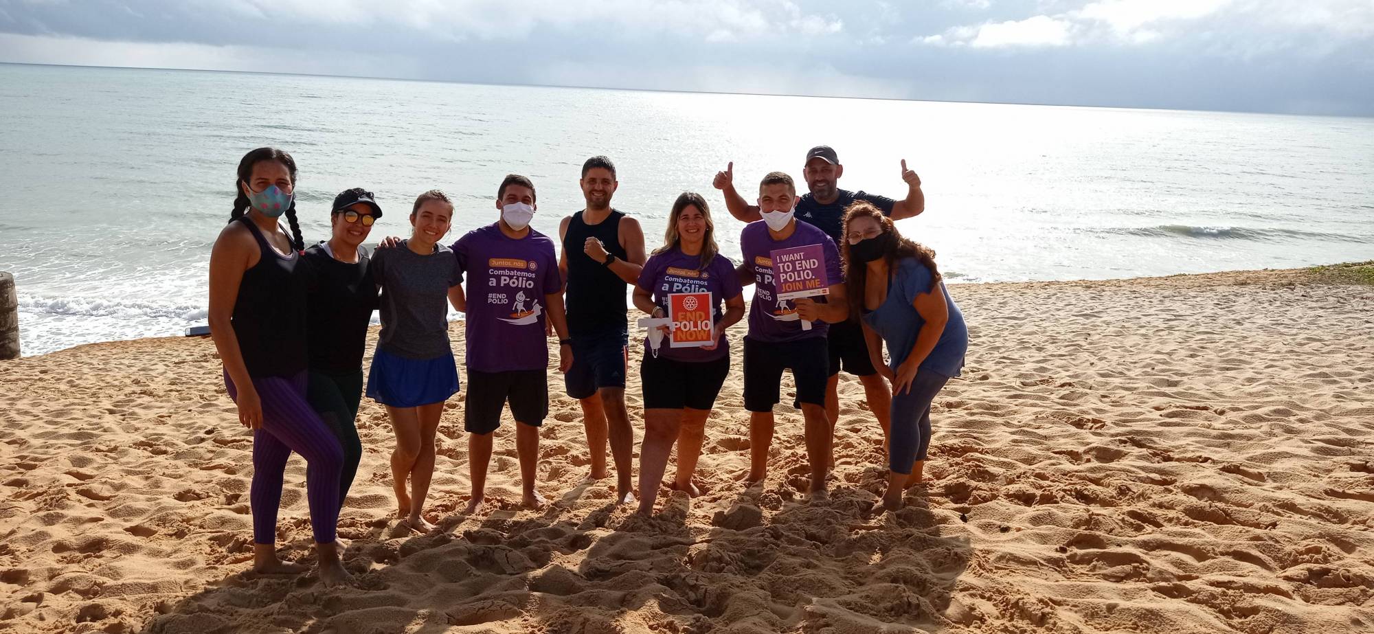 JUNTOS, NÓS, COMBATEMOS A PÓLIO